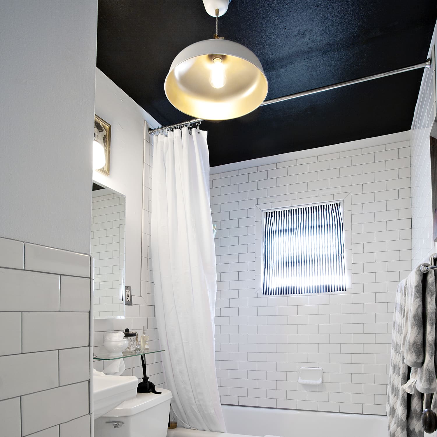 Flat bathroom sales ceiling lights